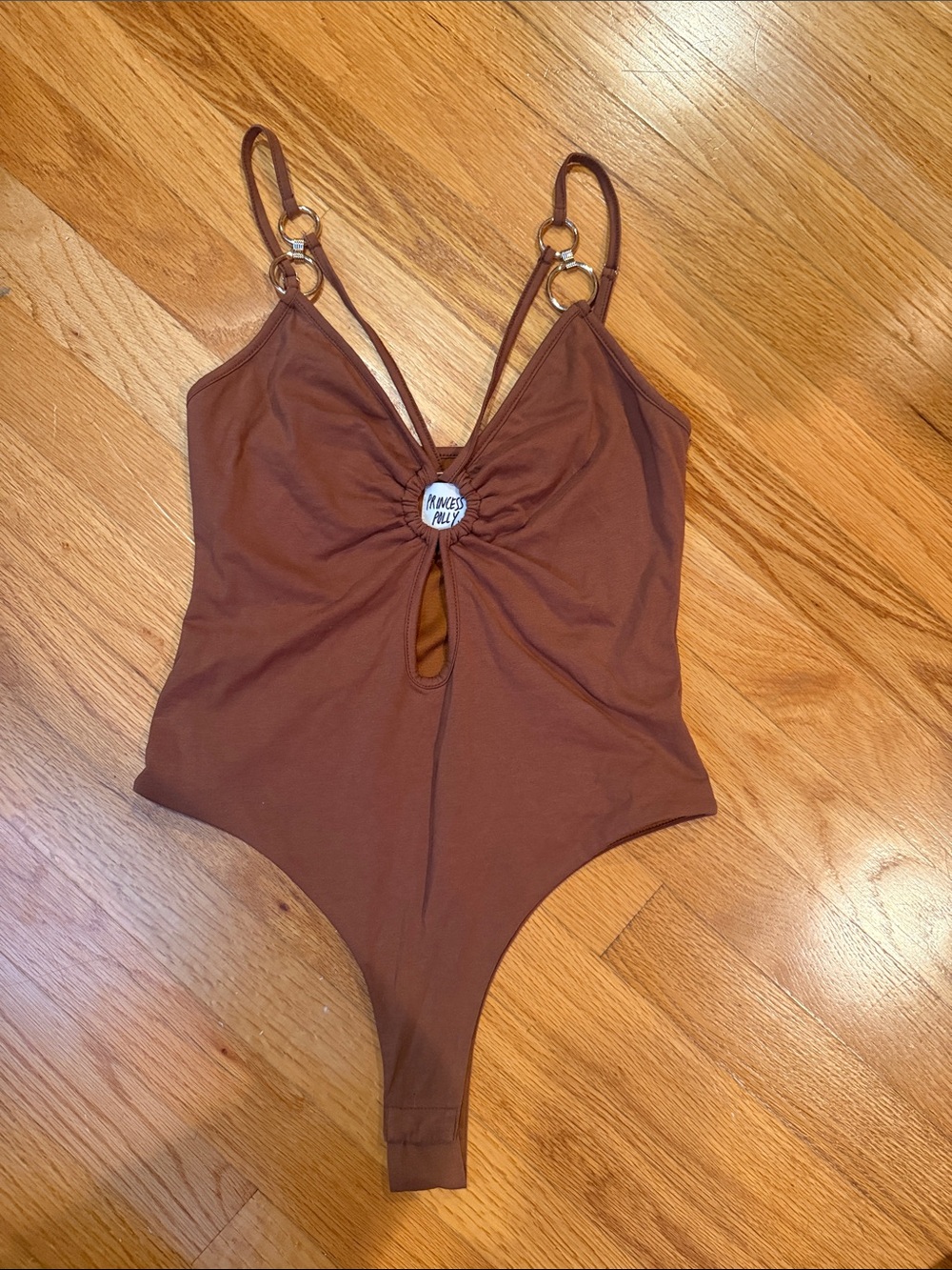 Princess Polly Brown Bodysuit